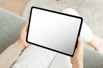 Tablet screen png mockup, transparent design