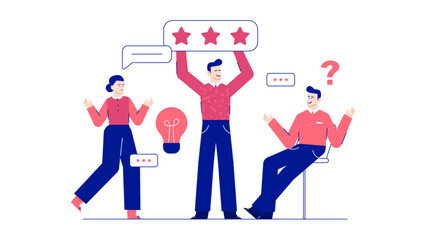 Team brainstorming ideas and cherishing positive feedback suitable for business presentations, marketing materials, team building resources, and collaborationthemed designs.