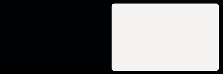 Simple rectangle frame, black background design vector