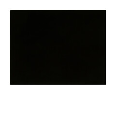 Black square isolated PNG with Transparent Background