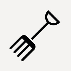 Pitchfork flat icon element vector
