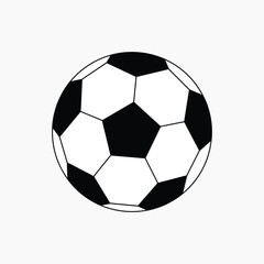 Fototapeta premium Football ball equipment illustration collage element vector