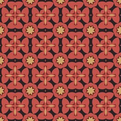 Seamless Moroccan Tile Abstract Geometric Background