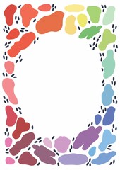 Digitally generated icon of Wallpaper design