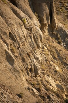 Fototapeta Rocky mountain slope on a sunny day