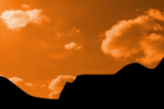 Fototapeta Mountain against cloudy sky