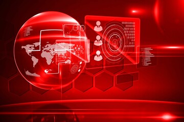 Futuristic technology interface