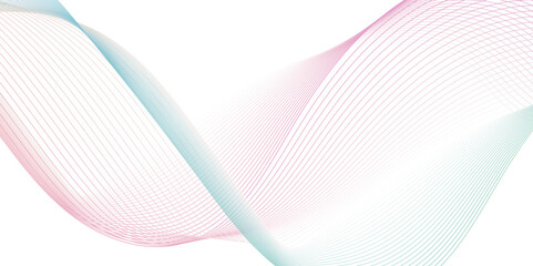 Abstract smooth frequency isolated element creative. Abstract wave blend stripes lines white background. Vector curve line pattern mesh. Technology lines flow and motion energy blend.	
