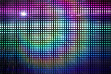 Digitally generated cool disco background