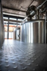 Close-up of storage tanks
