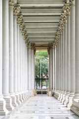 Beautiful view of the Church of San Paolo fuori le mura in Rome, Italy