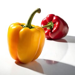 red and yellow peppers