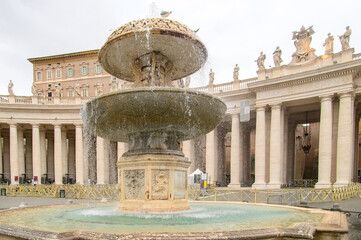 A beautiful view of St. Peter's Square in the Vatican