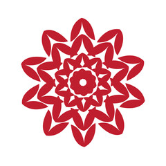 abstract flower vector illustration