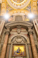 Obraz premium A beautiful view of St. Peter's Square in the Vatican