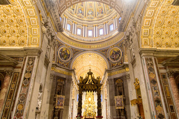 A beautiful view of St. Peter's Square in the Vatican