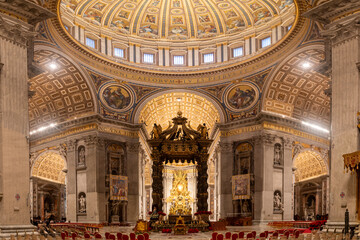 A beautiful view of St. Peter's Square in the Vatican