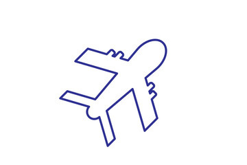 plane mode icon sign vector