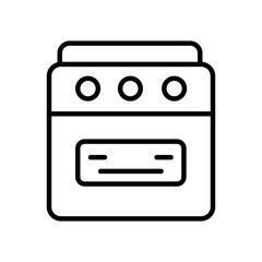 Lineart Icon oven