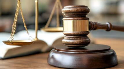 Gavel, Judge, Justice, Gavel, Scales of Justice, and Law Book