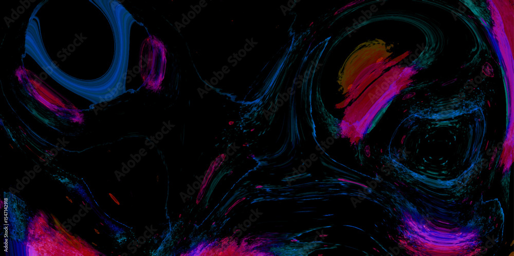 Poster Abstract background pattern and texture of swirling multicolor ink. Vibrant Abstract Backgrounds for Creative Projects. Oil-Painted Liquid Art with Translucent Colors. Desktop Wallpaper background.