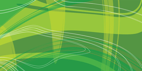 Background fluid liquid green abstract colorful curve.