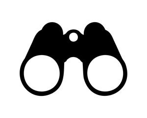 binocular silhouette vector, binoculars icon