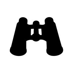 binocular silhouette vector, binoculars icon