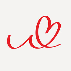 Vibrant heart symbol illustration, Valentine's Day vector