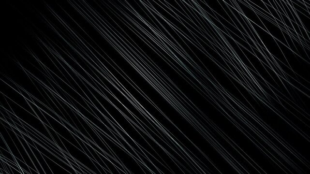  Abstract metal wires pattern loop motion background.