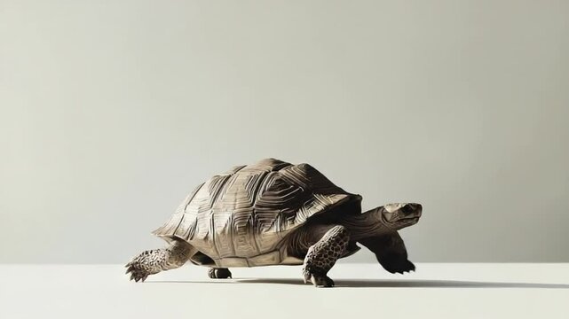 Tortoise in Motion: A Study in Patience and Perseverance