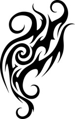 Fototapeta premium Tribal Flame Tattoo Design bundle
