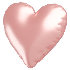 3D画像_ハートの風船_ピンク
