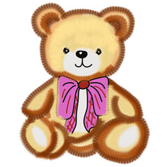 teddy bear with gift