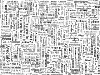 Fototapeta premium Multilingual 