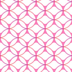 Fototapeta premium Geometric neon seamless pattern