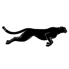 A Glimpse into the Agile World of Speed and Agility Through the Silhouette of a Cheetah