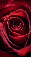 Obraz premium macro shot from the core of a giant rose