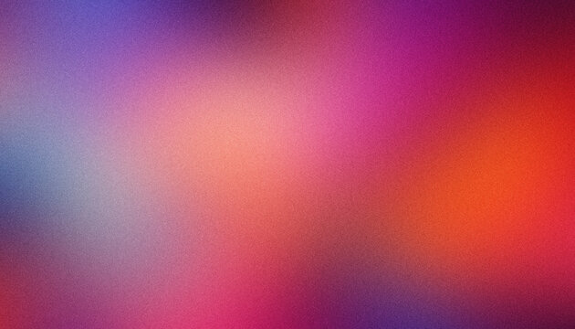 Abstract multi - colored grainy gradient texture background for vibrant design and presentation.
