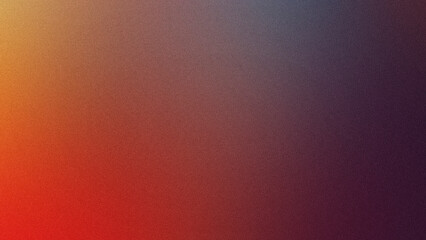 Warm to cool grainy gradient texture background in red and violet tones.