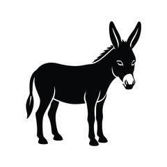 Donkey vector silhouette