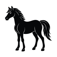 Horse vector silhouette
