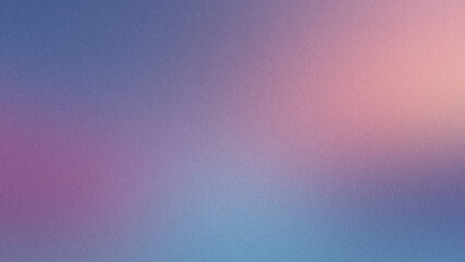 Pastel pink purple and blue grainy gradient background.
