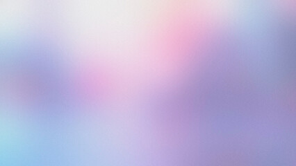 Soft pastel grainy gradient background in pink blue and purple tones.