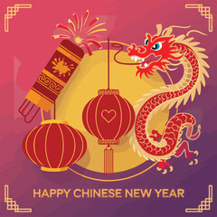 Chinese new Year vector card