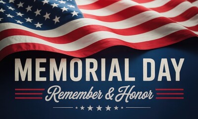 American flag memorial day image remember and honor