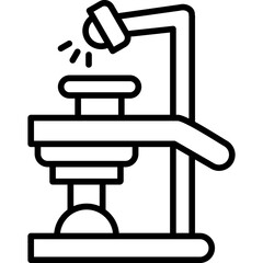 Fototapeta premium Dental Lamp Icon