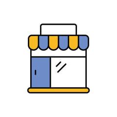 Gift Shop Icon vector stock illustration