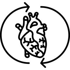 Cardiac Rehabilitation Icon