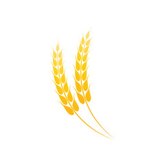 Stylized Agriculture wheat Logo Template vector icon design